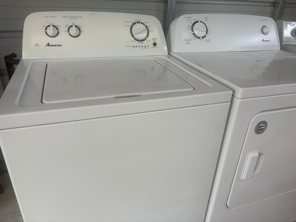 Matching Amana Washer and Dryer Set