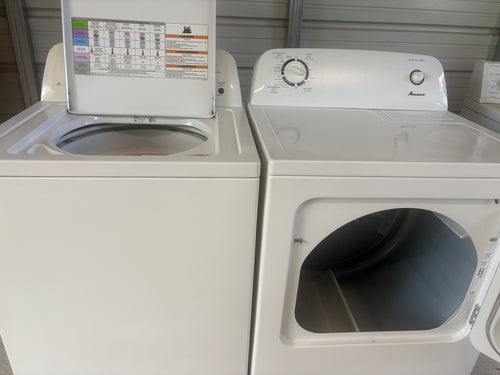Matching Amana Washer and Dryer Set