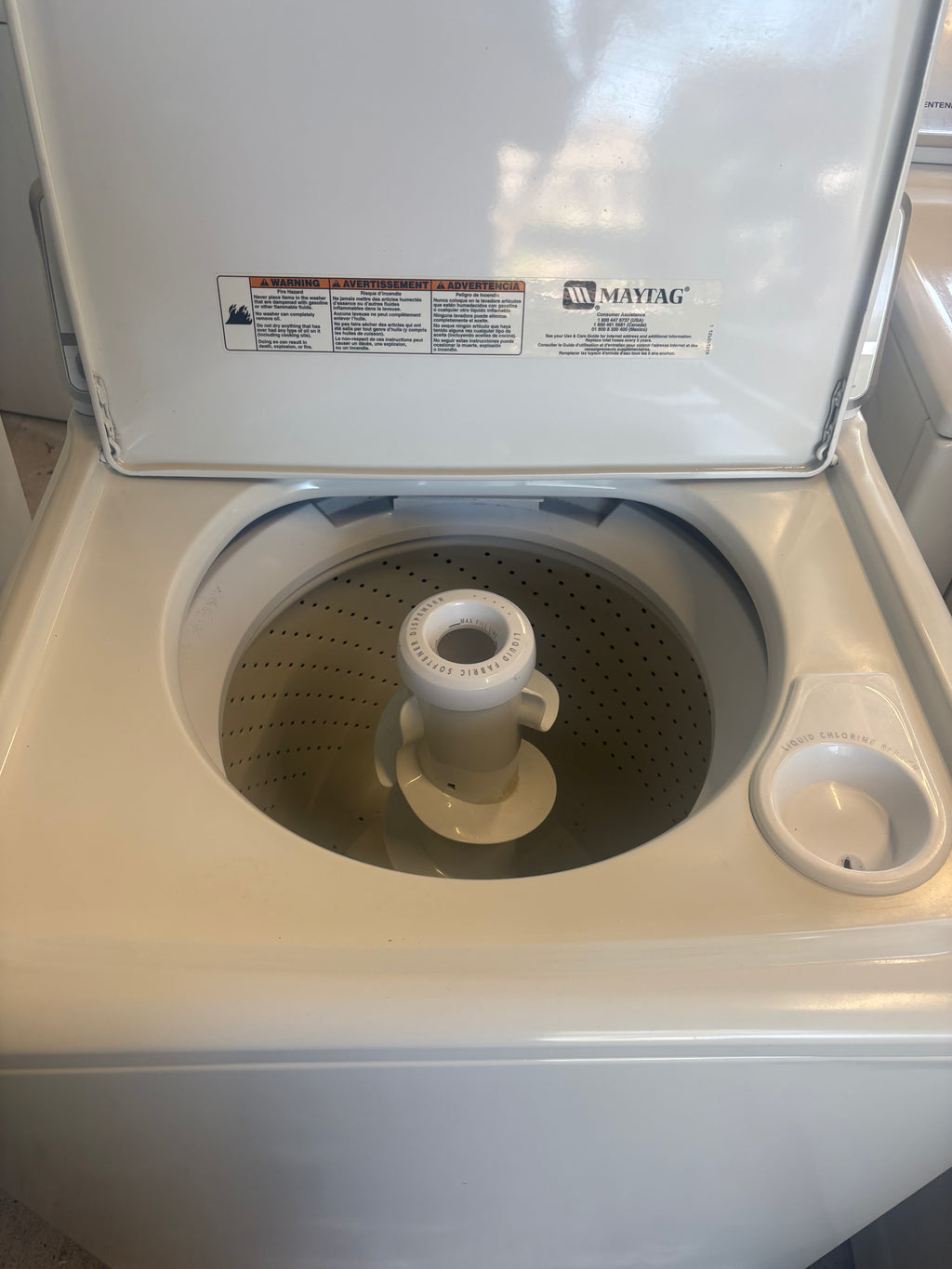 Maytag washing machine