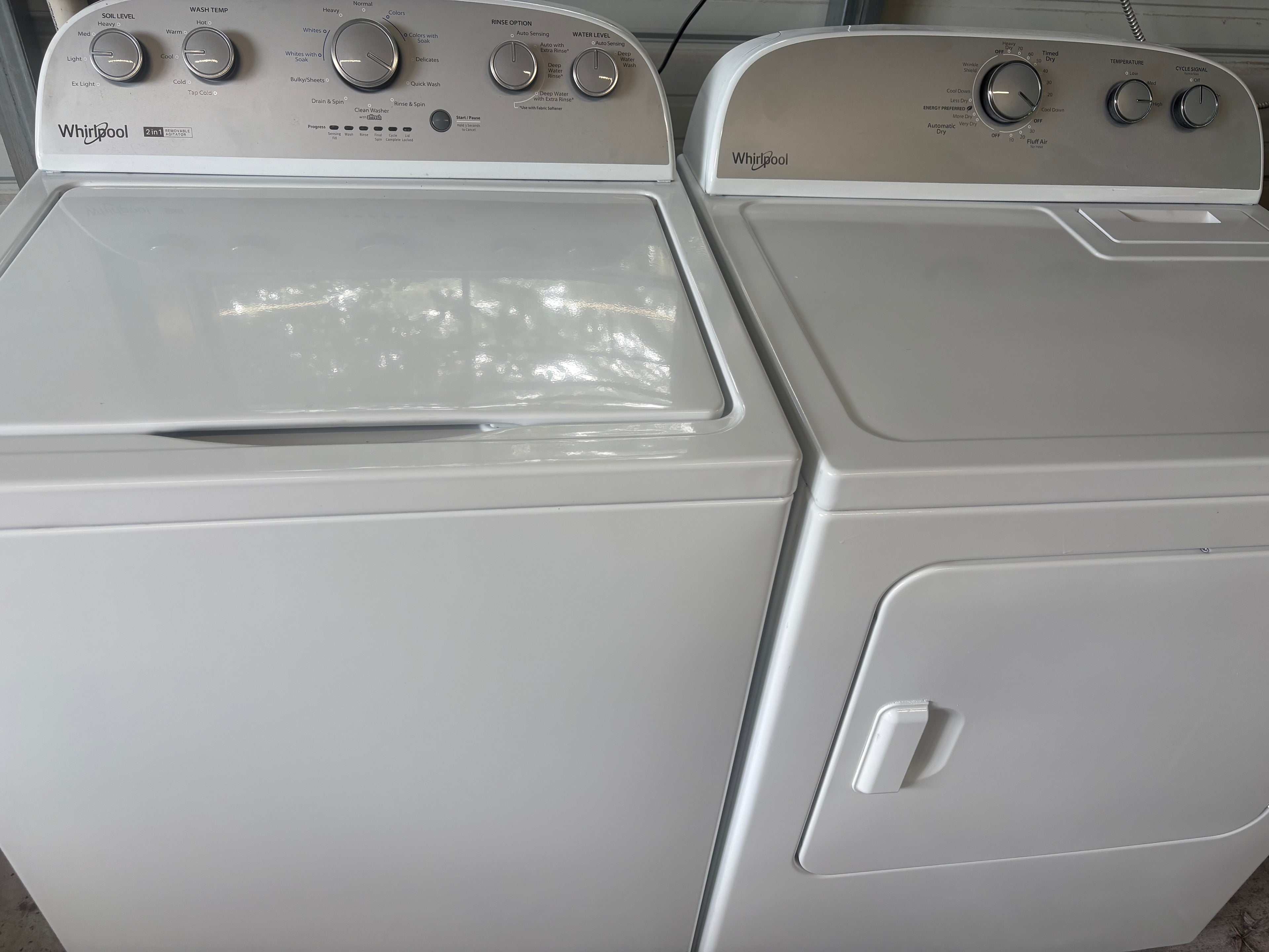 Whirlpool Washer and Dryer